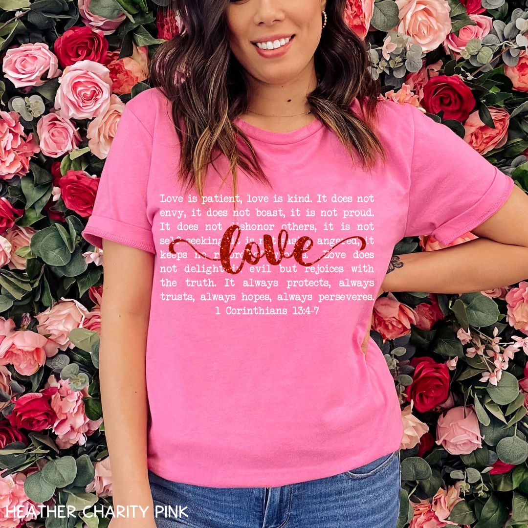 1 Corinthians Love - Unisex Adult Tee