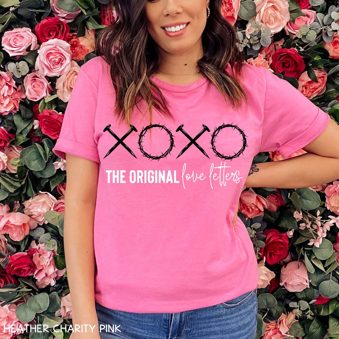 Valentine's - XOXO Love Letters - Unisex Adult Tee