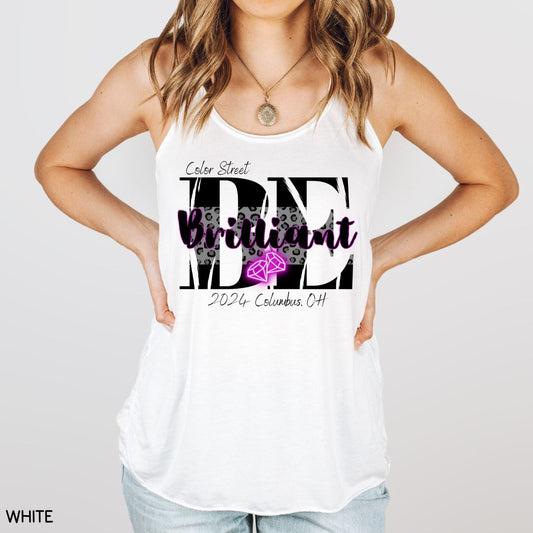 Be Brilliant 8 - Women's Flowy Tank