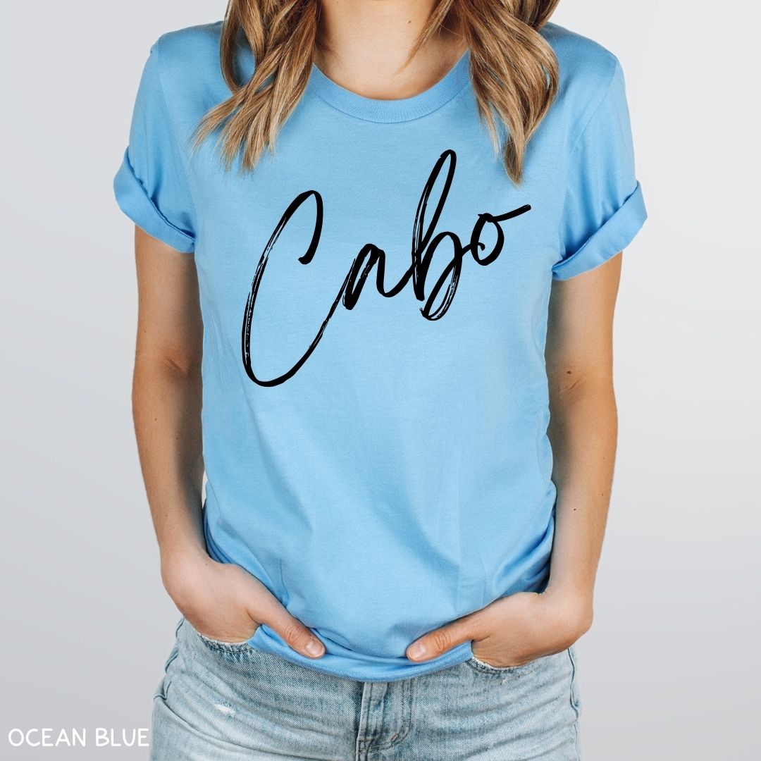 Cabo - Script - Unisex Adult Tee