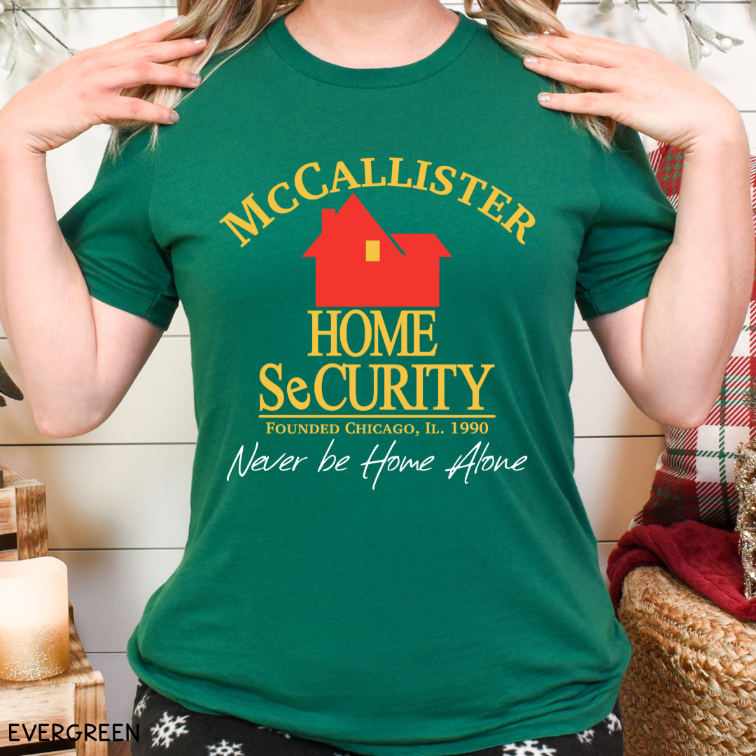 Christmas - McCallister Home Security - Unisex Adult Tee