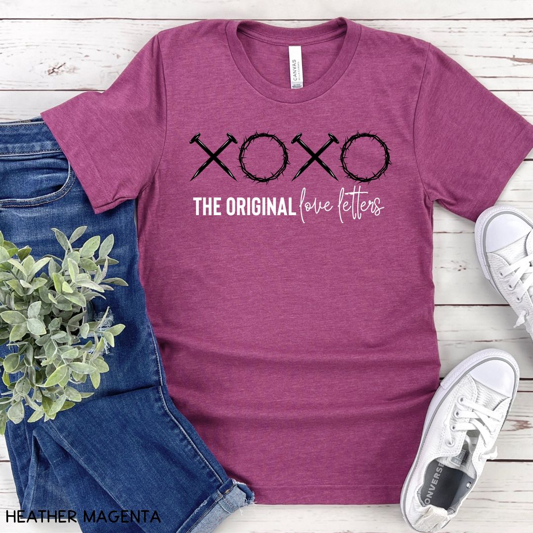 Valentine's - XOXO Love Letters - Unisex Adult Tee