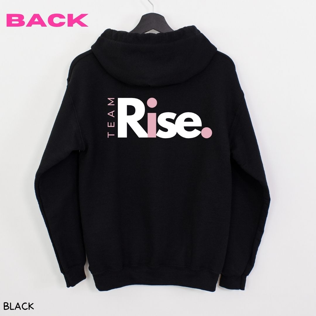 Team Rise - Unisex Adult Zip Up Hoodie
