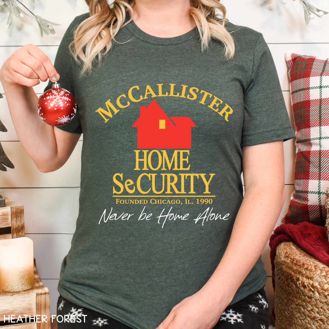 Christmas - McCallister Home Security - Unisex Adult Tee