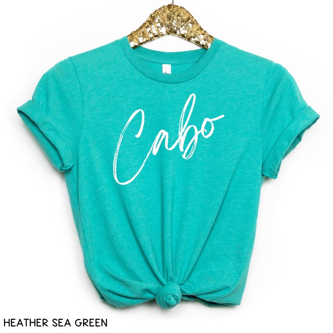 Cabo - Script - Unisex Adult Tee