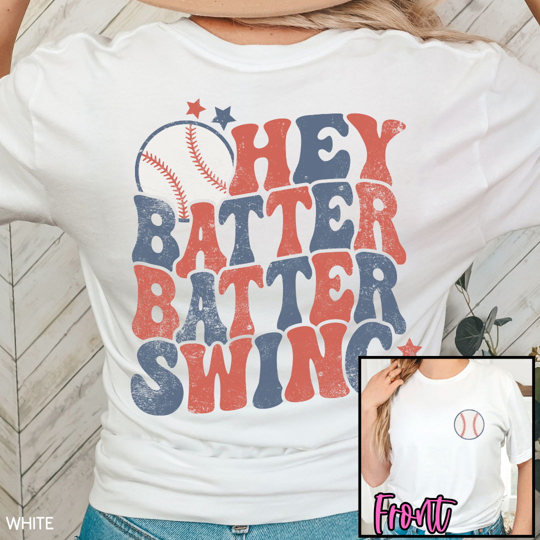 Sports - Adult Tee - Baseball Hey Batter Batter