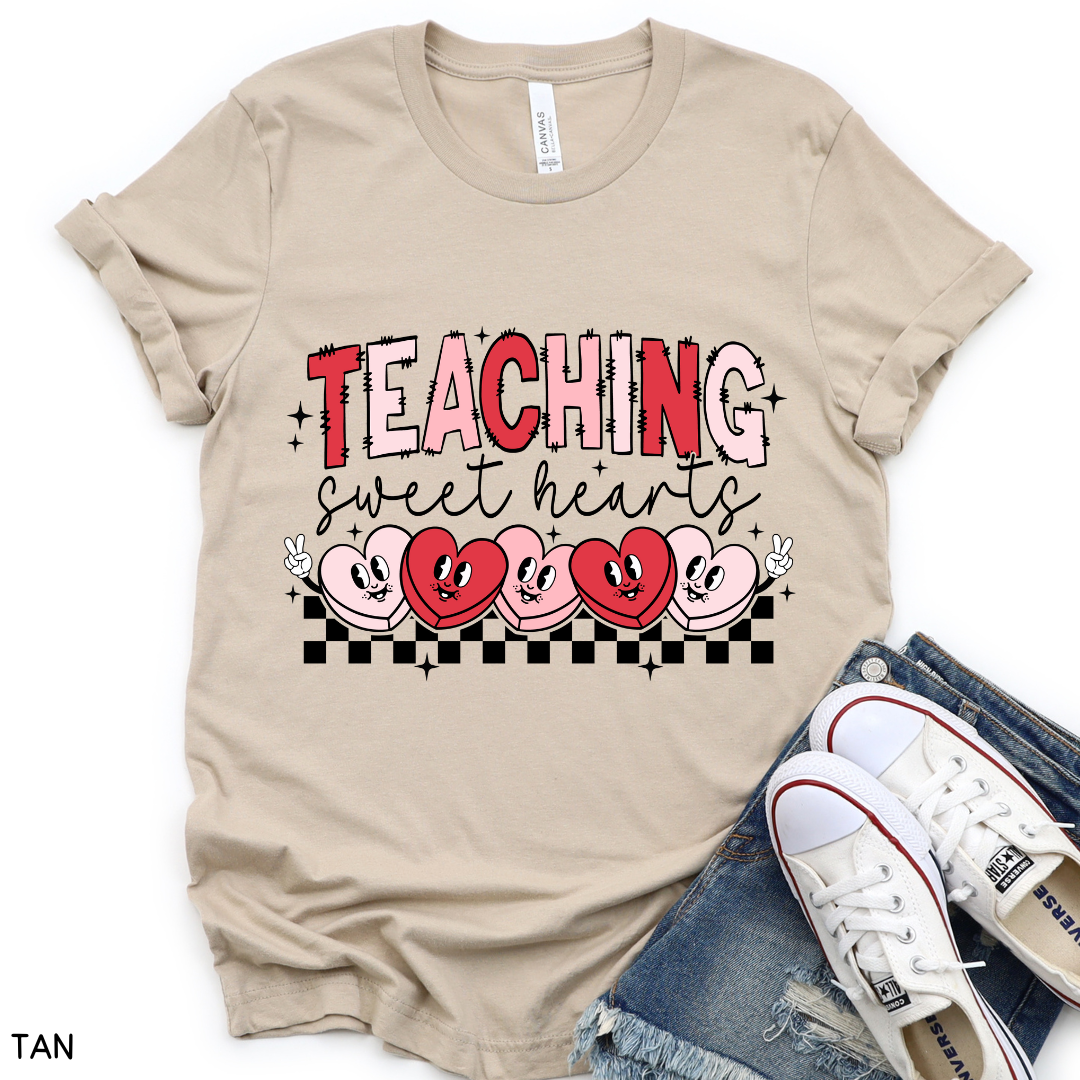 Valentines - Teaching Sweethearts - Unisex Adult Tee