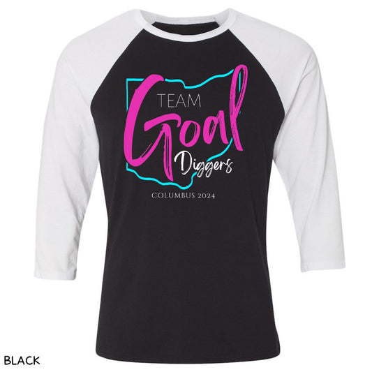 Team Goal Diggers - Unisex Adult Raglan