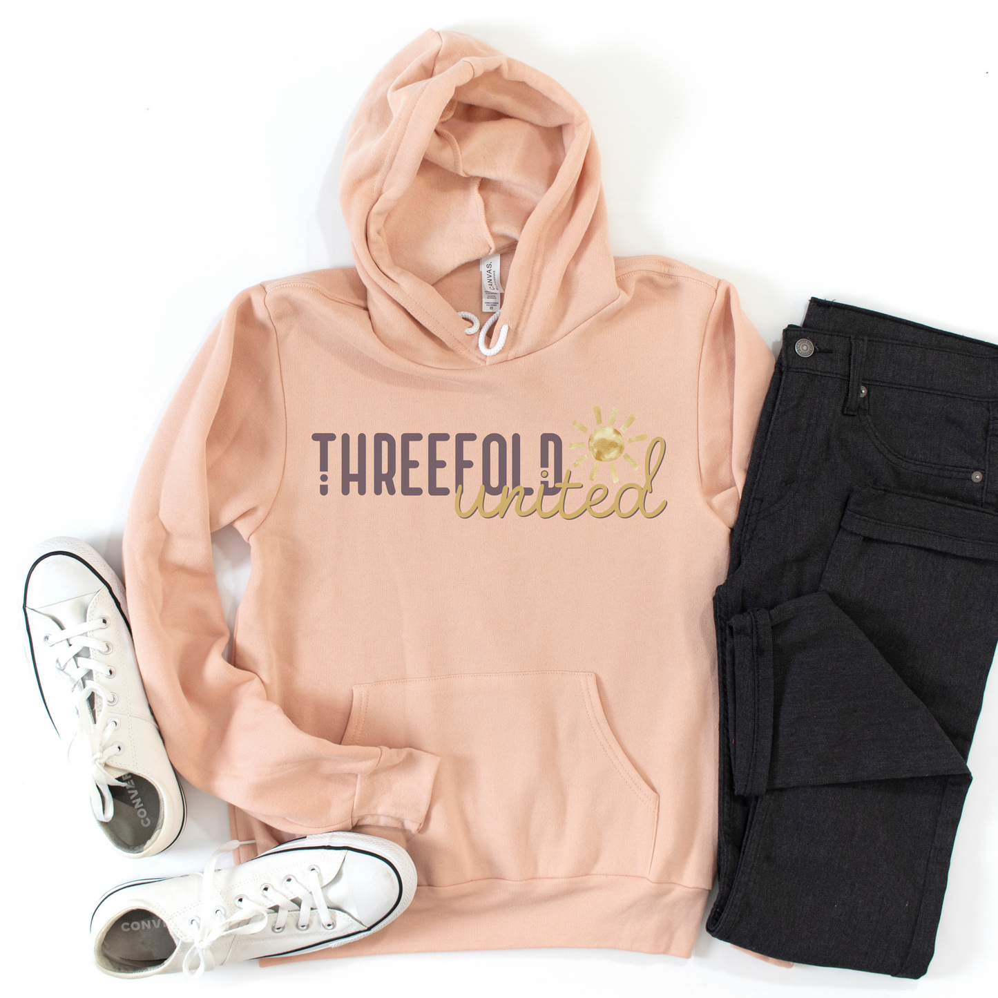 Threefold United - Hoodie - Sun Logo