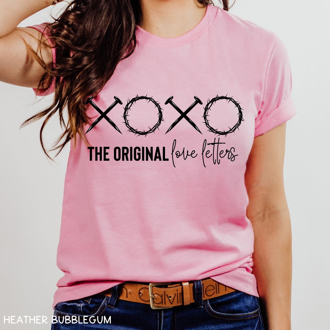 Valentine's - XOXO Love Letters - Unisex Adult Tee