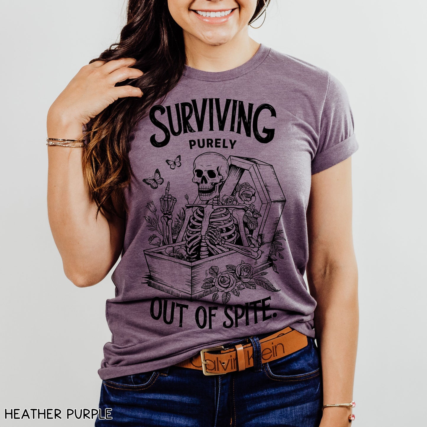 Surviving Purely Out Of Spite - Unisex Adult Tee