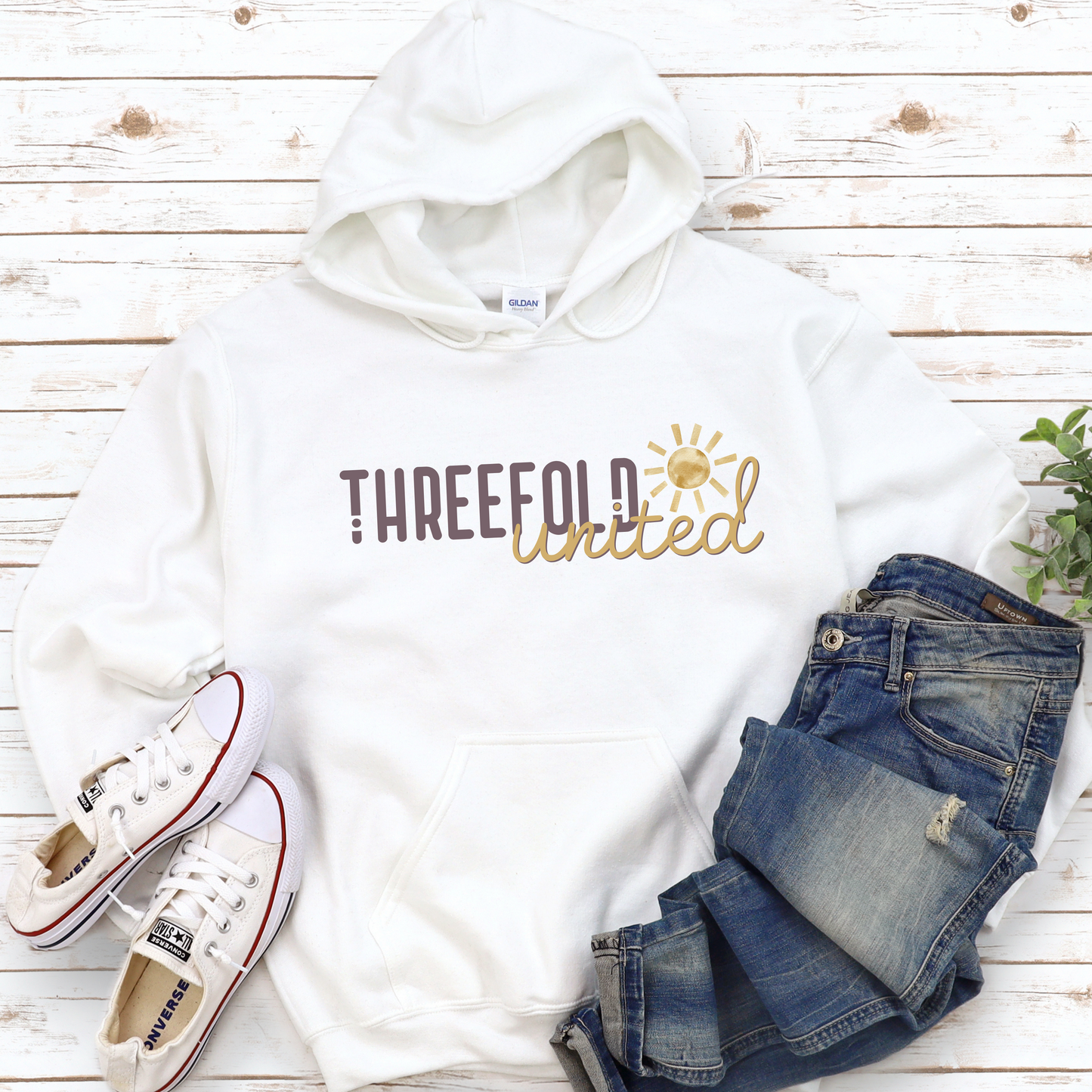 Threefold United - Hoodie - Sun Logo