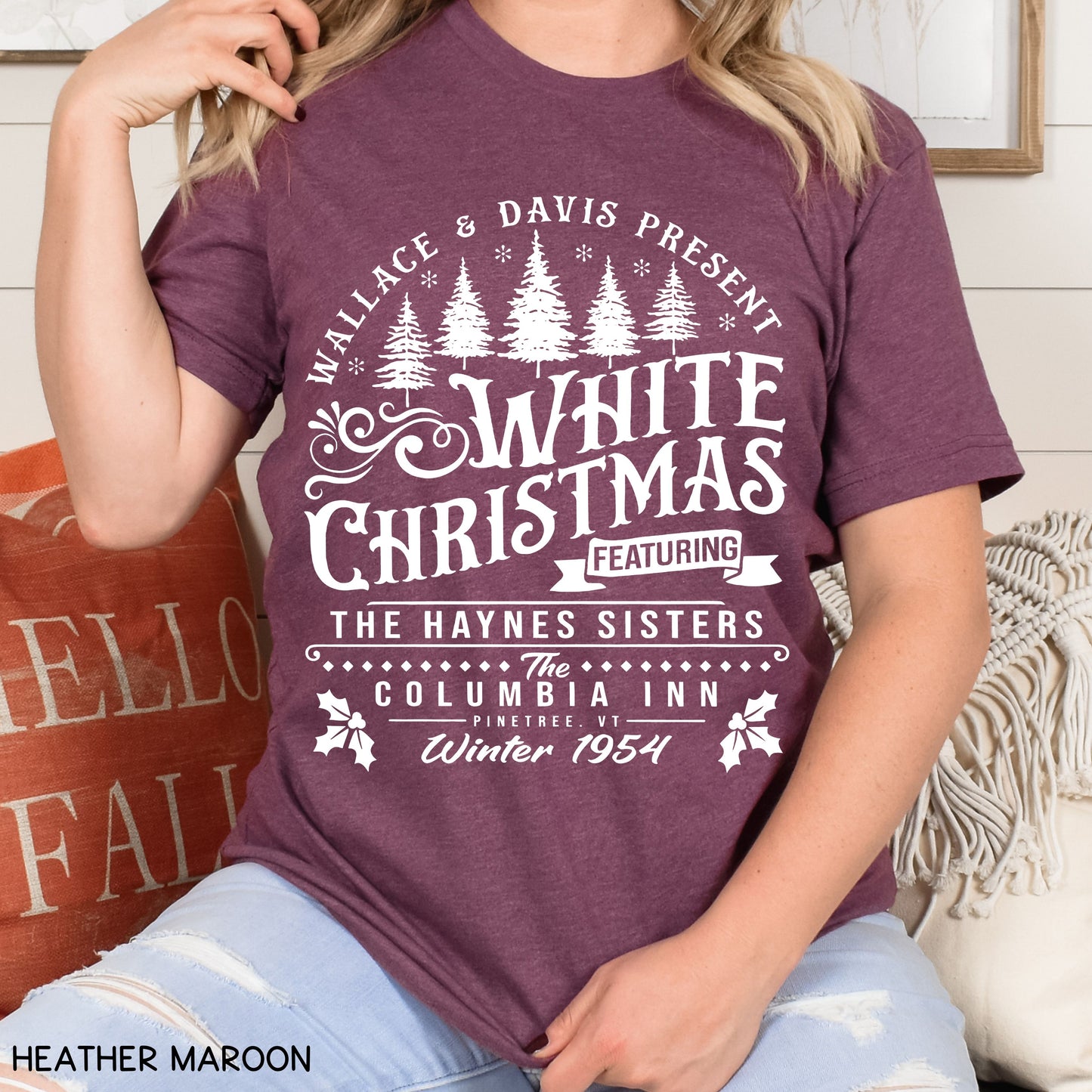 Christmas - Wallace & Davis White Christmas - Unisex Adult Tee