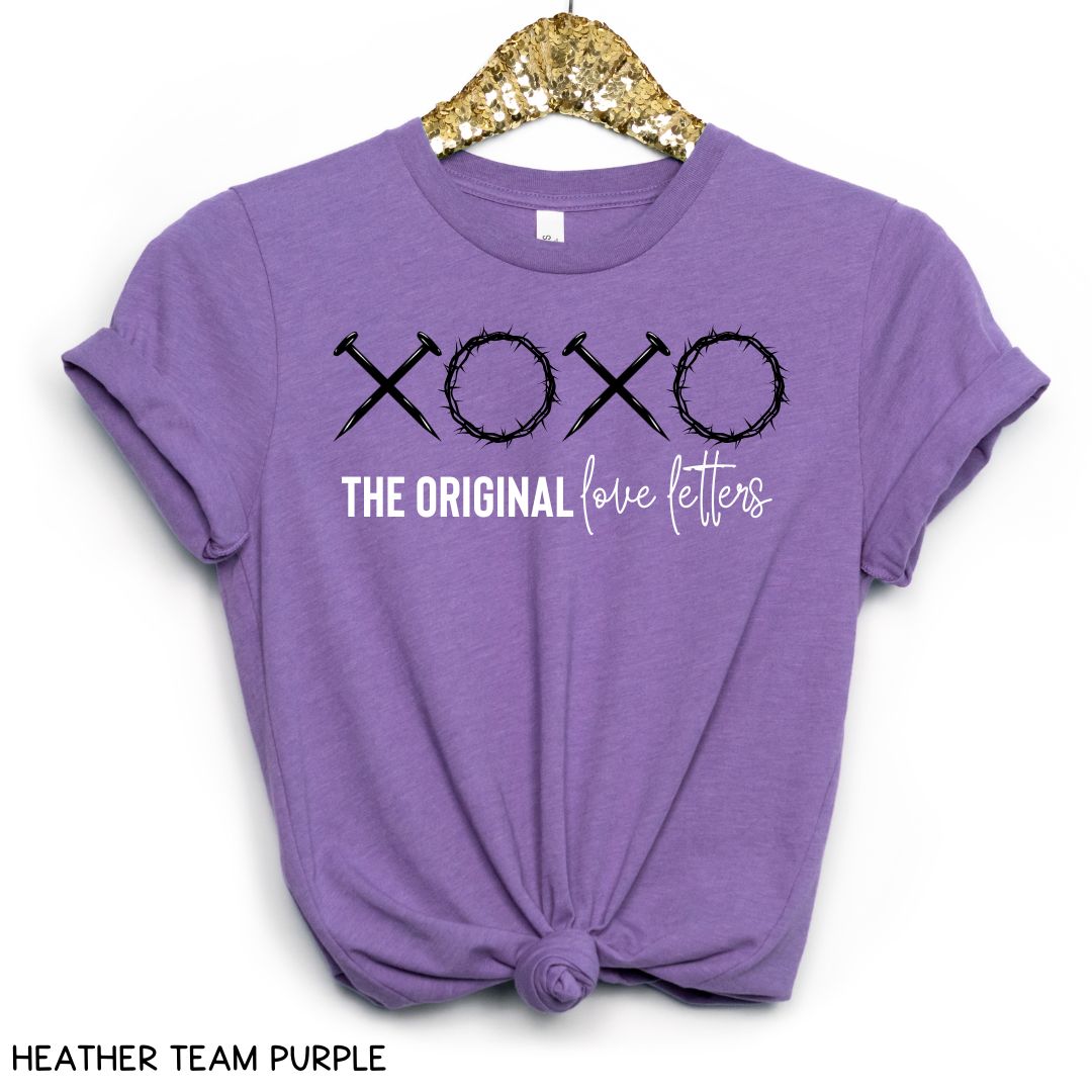 Valentine's - XOXO Love Letters - Unisex Adult Tee