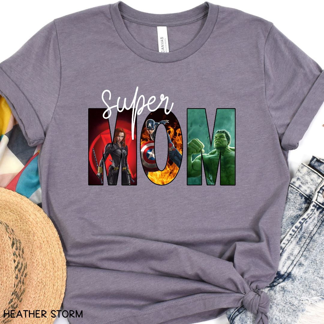 Super Mom - Heroes - Unisex Adult Tee