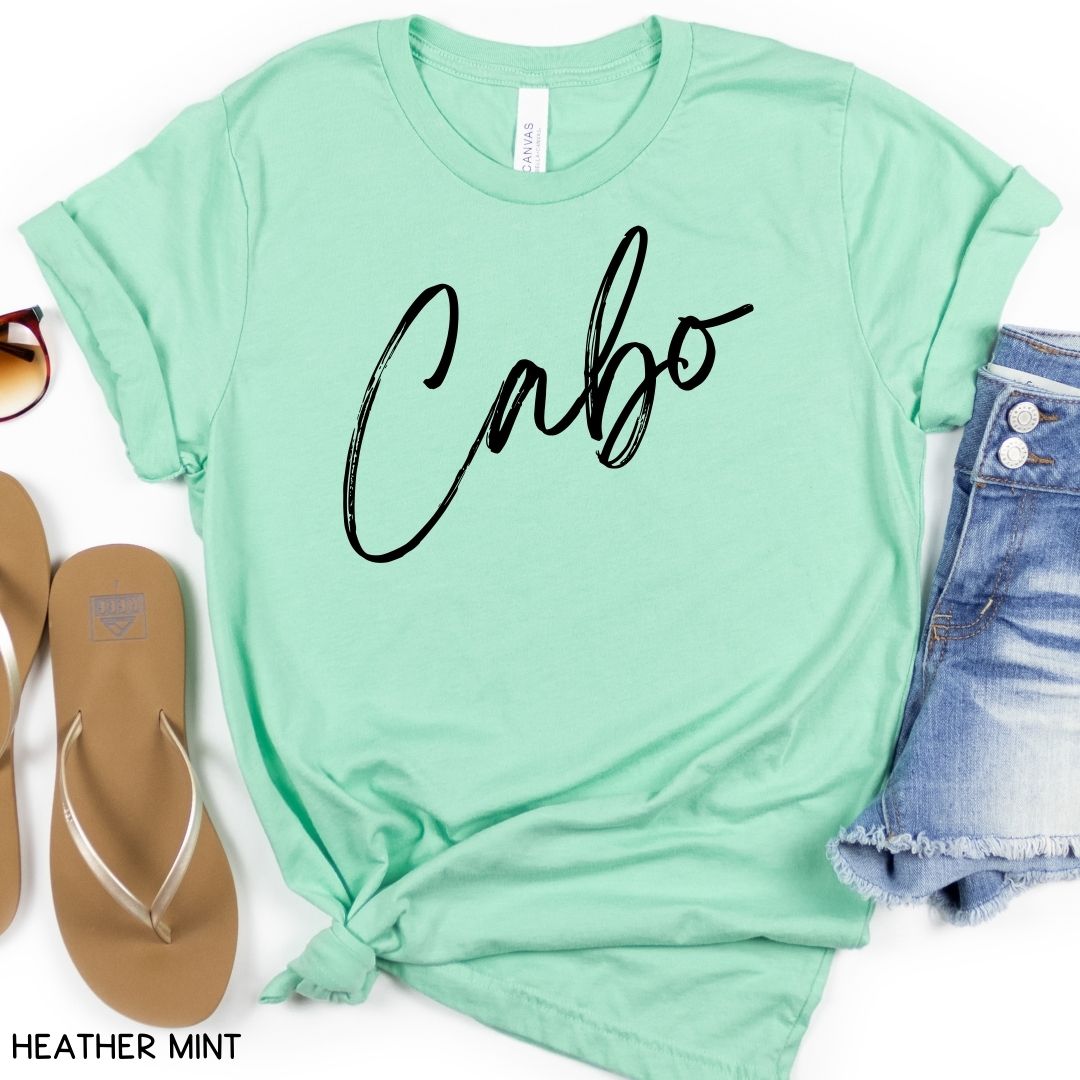 Cabo - Script - Unisex Adult Tee