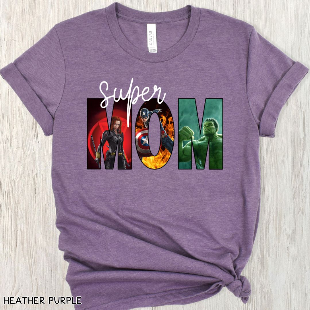 Super Mom - Heroes - Unisex Adult Tee