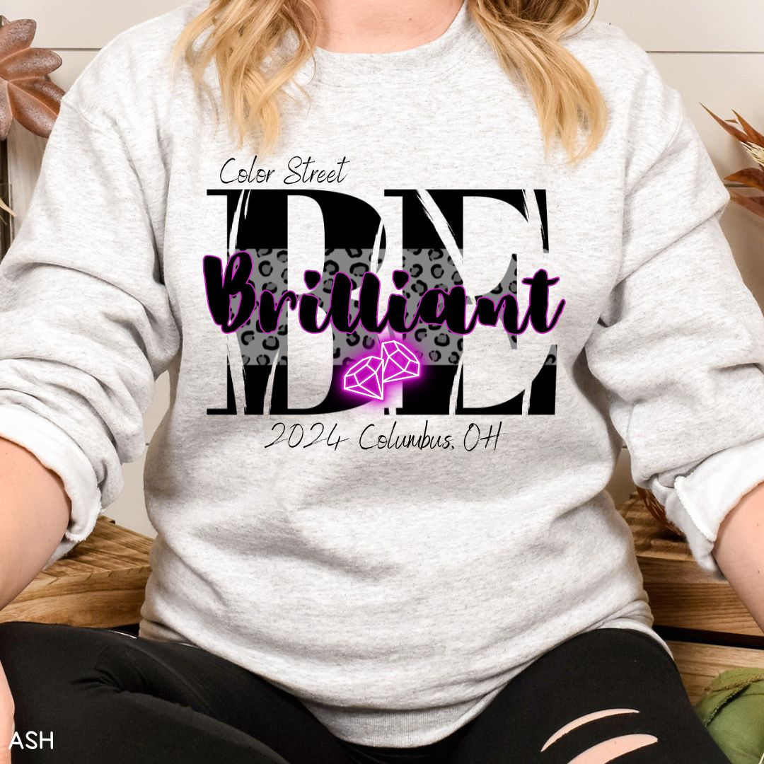 Be Brilliant 8 - Unisex Adult Crewneck Sweatshirt