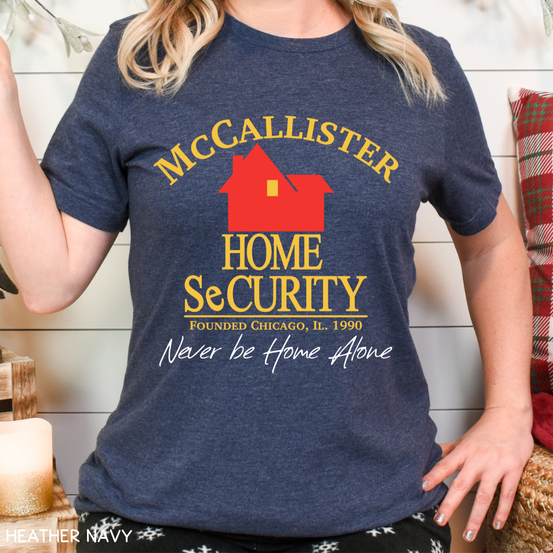 Christmas - McCallister Home Security - Unisex Adult Tee