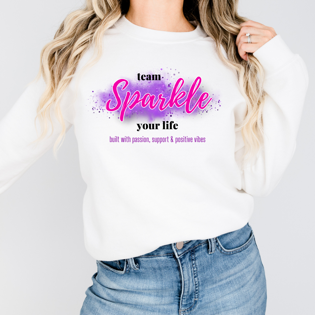 Team Sparkle Your Life - Purple Logo - Sweatshirt