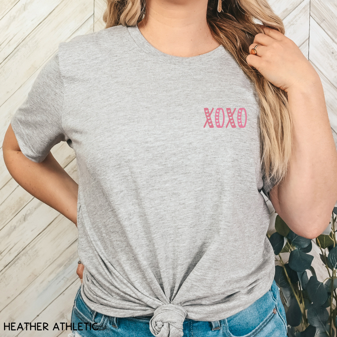 Valentines - XOXO Pocket - Unisex Adult Tee