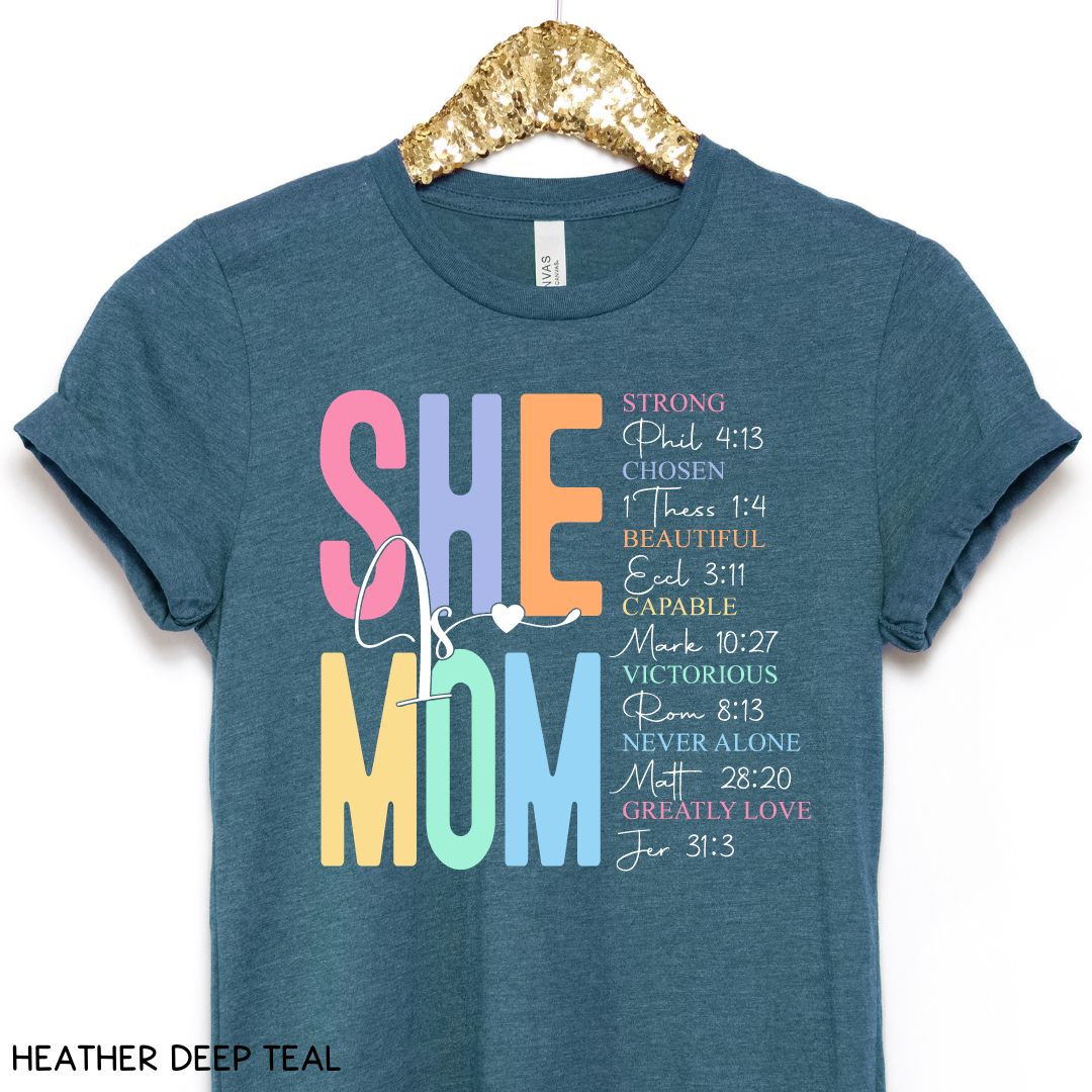 She Is Mom - Unisex Adult Tee