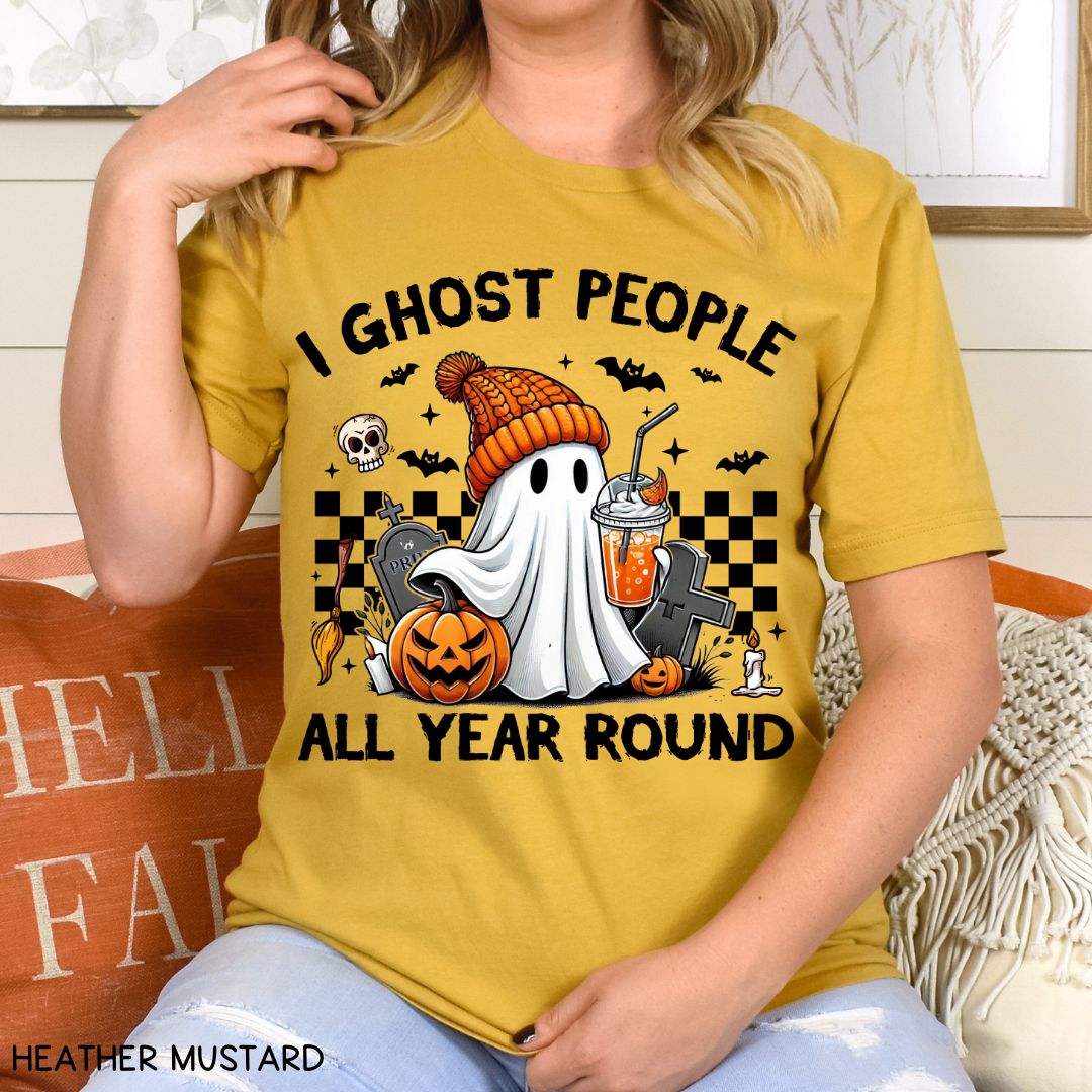 Halloween - I Ghost People - Unisex Adult Tee