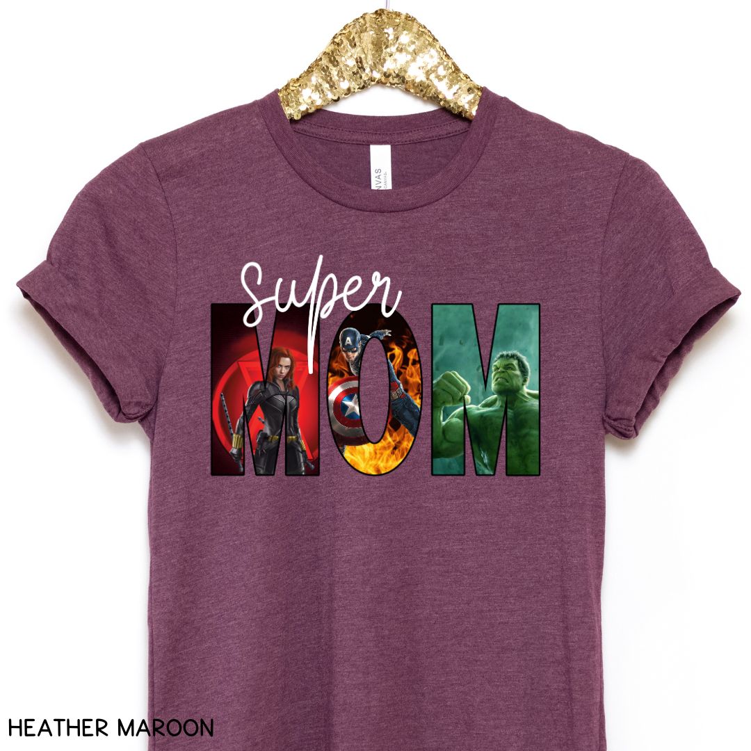 Super Mom - Heroes - Unisex Adult Tee