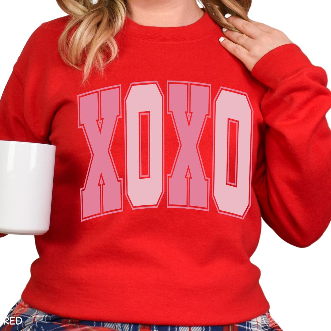 Valentines - XOXO - Adult Unisex Sweatshirt