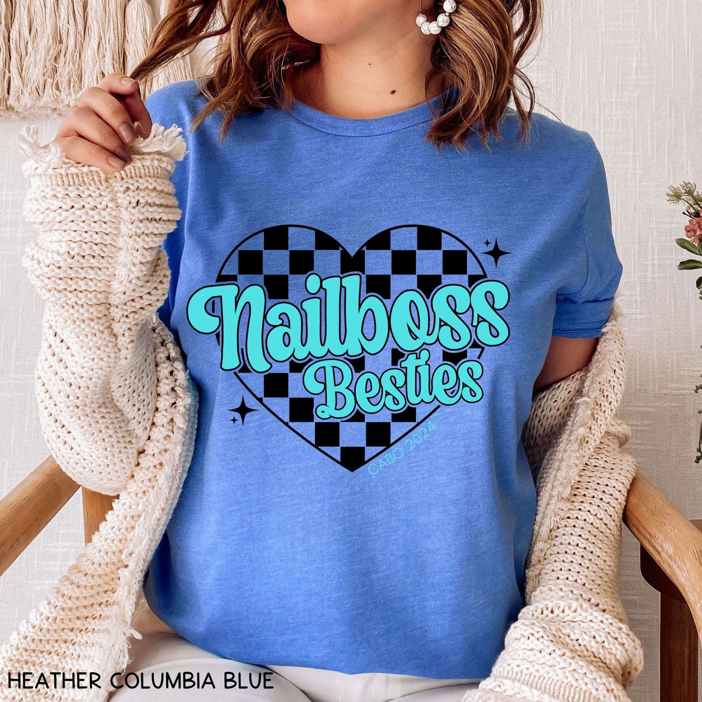 Cabo - NailBoss Besties - Unisex Adult Tee