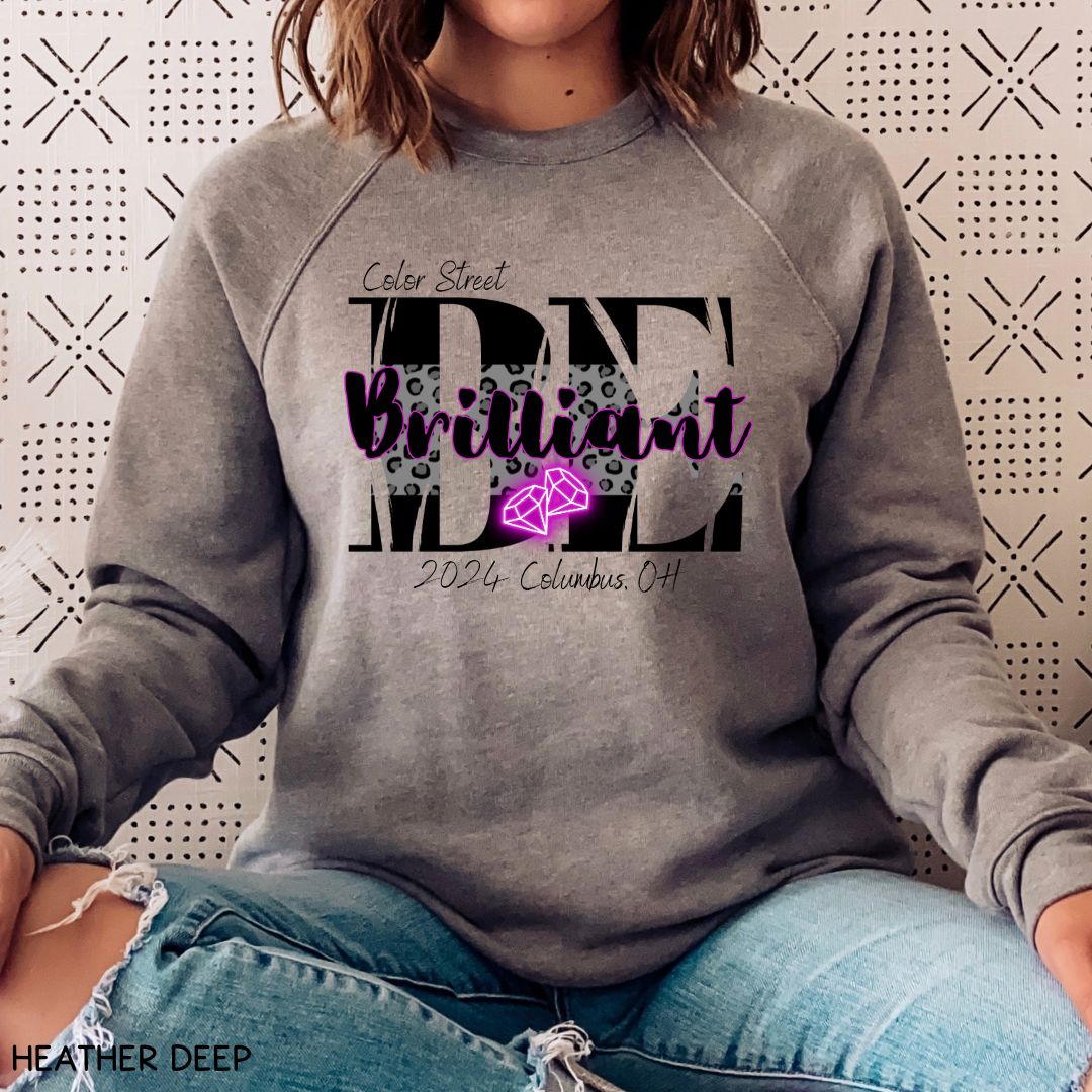 Be Brilliant 8 - Unisex Adult Crewneck Sweatshirt