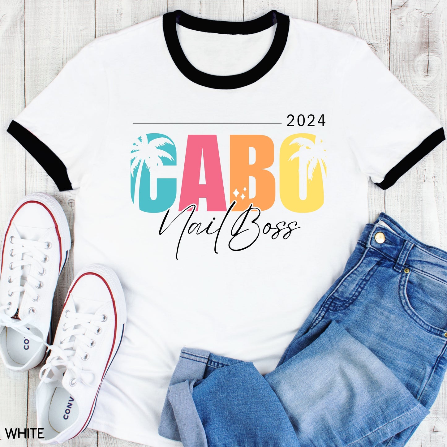 Cabo - Sparkle NailBoss - Unisex Adult Ringer