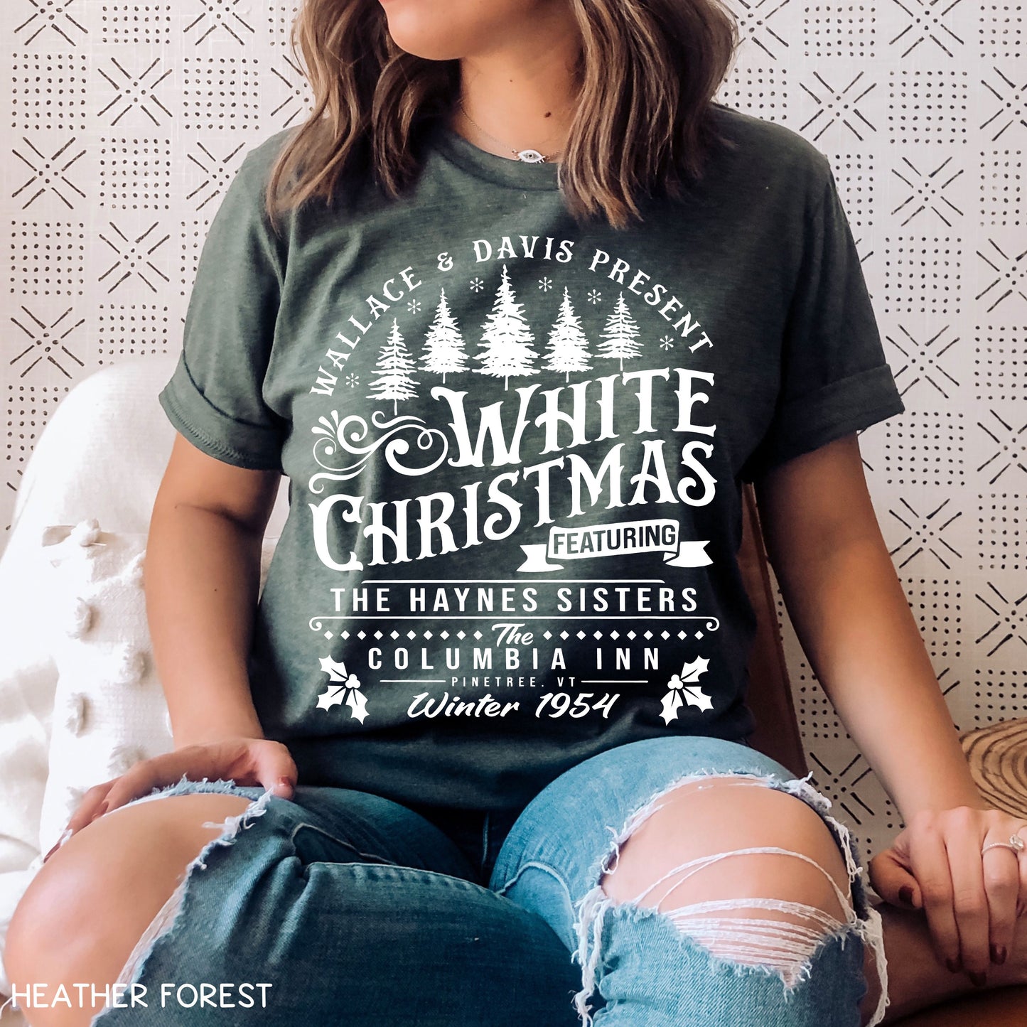 Christmas - Wallace & Davis White Christmas - Unisex Adult Tee