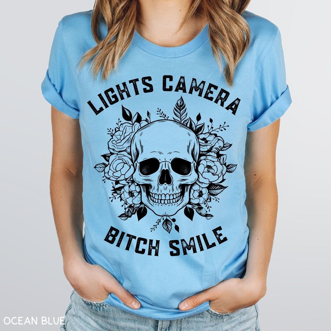 Swiftie - Lights Camera Bitch Smile - Unisex Adult Tee