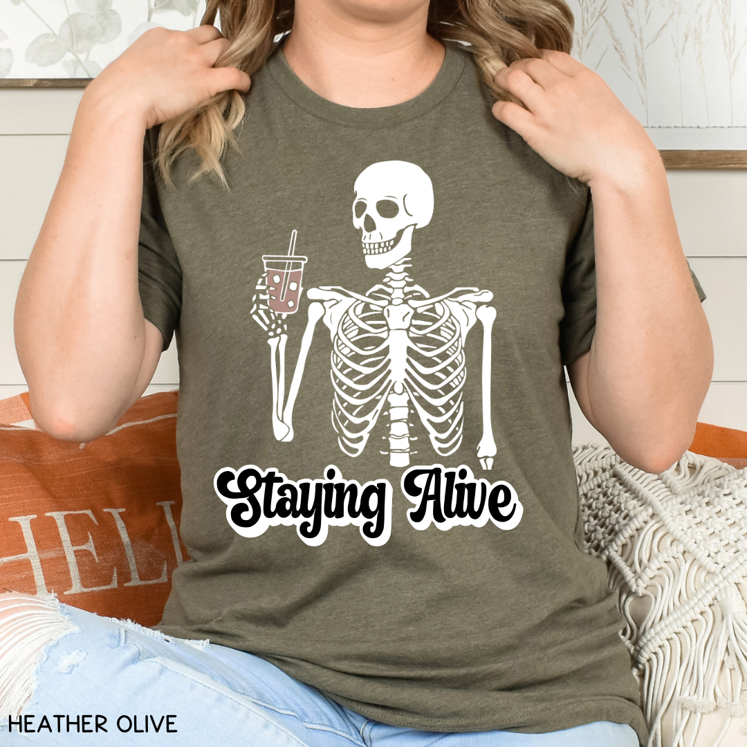 Staying Alive - Adult Unisex Tee