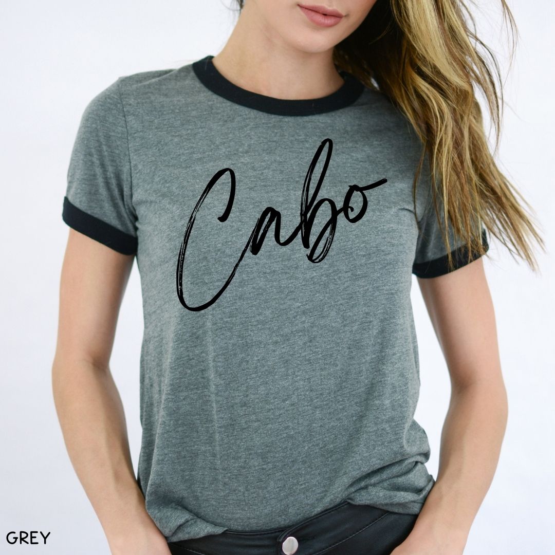 Cabo - Script - Unisex Adult Ringer