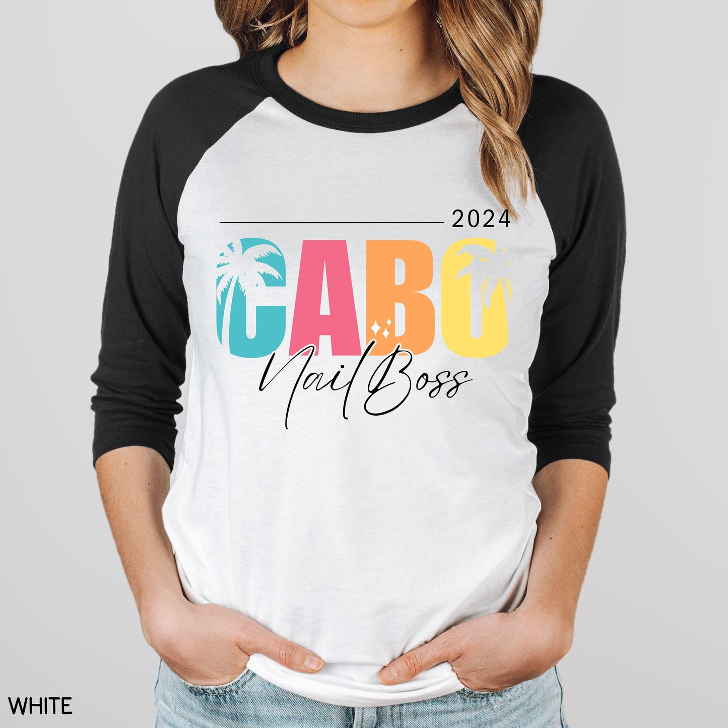 Cabo - Sparkle NailBoss - Unisex Adult Raglan