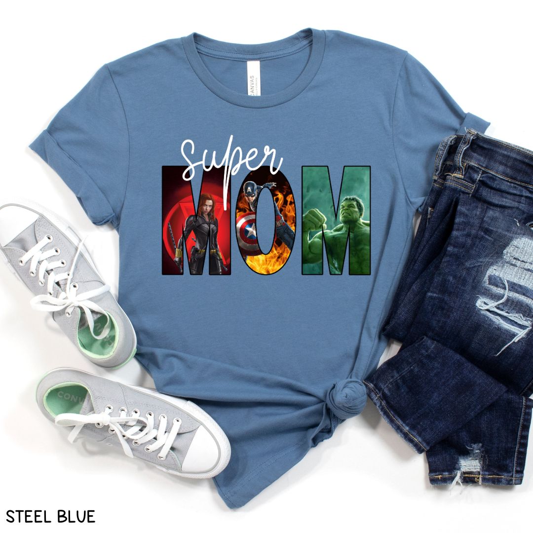 Super Mom - Heroes - Unisex Adult Tee