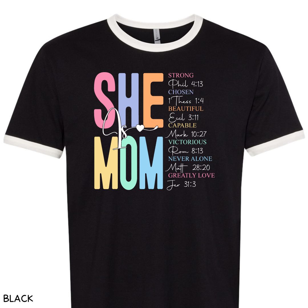 She Is Mom - Unisex Adult Tee