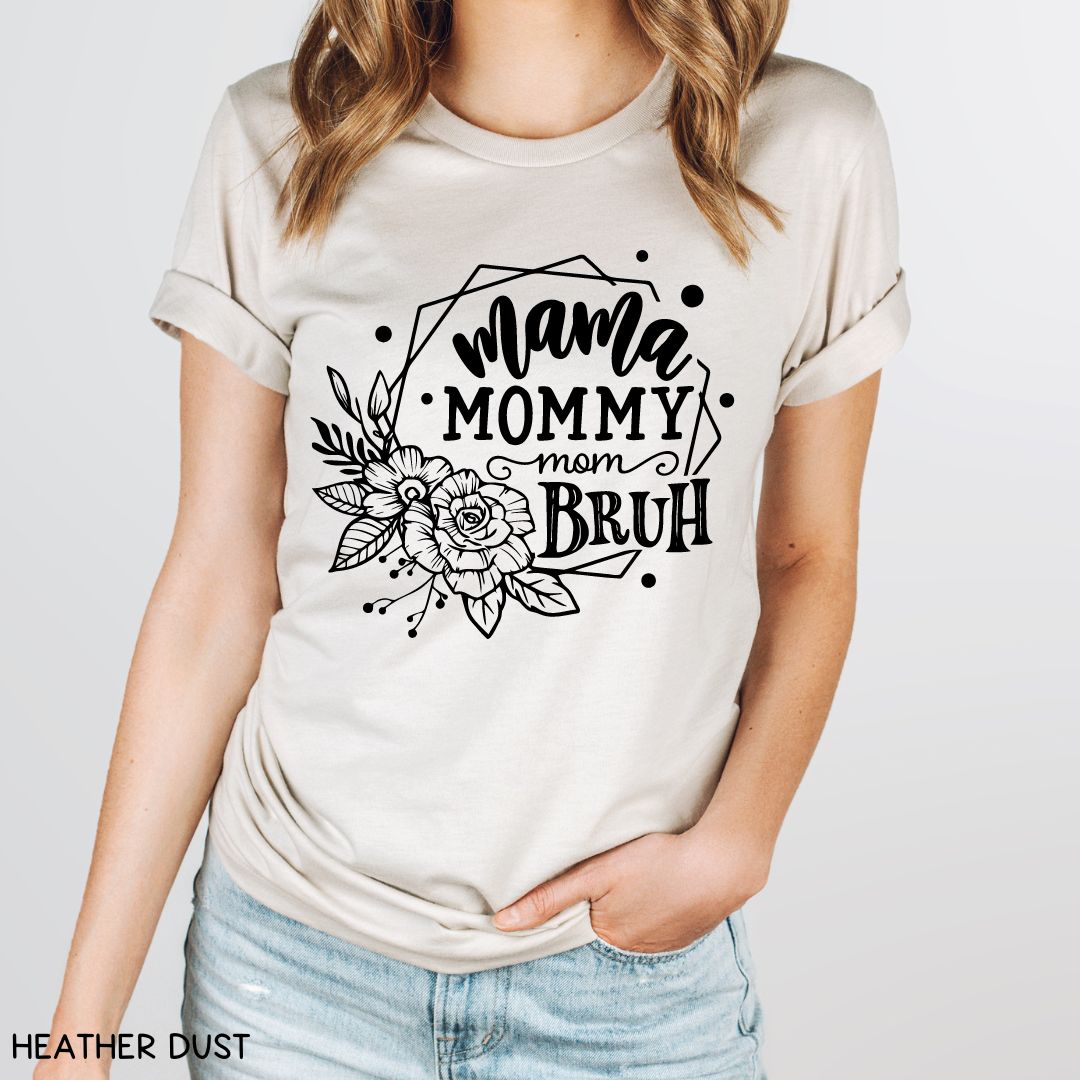 Mama Bruh Floral - Unisex Adult Tee