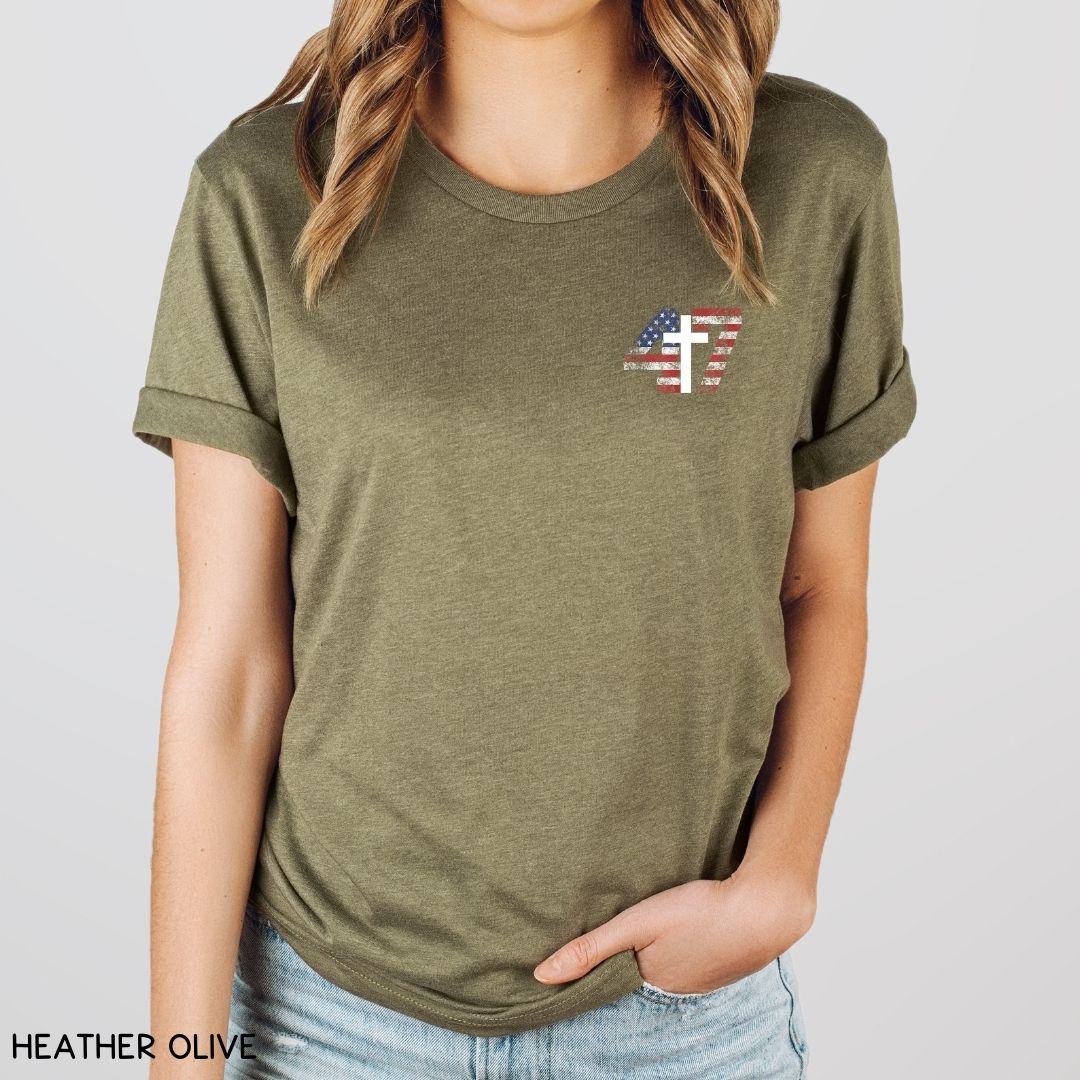 America - 47 Front & Back - Unisex Adult Tee