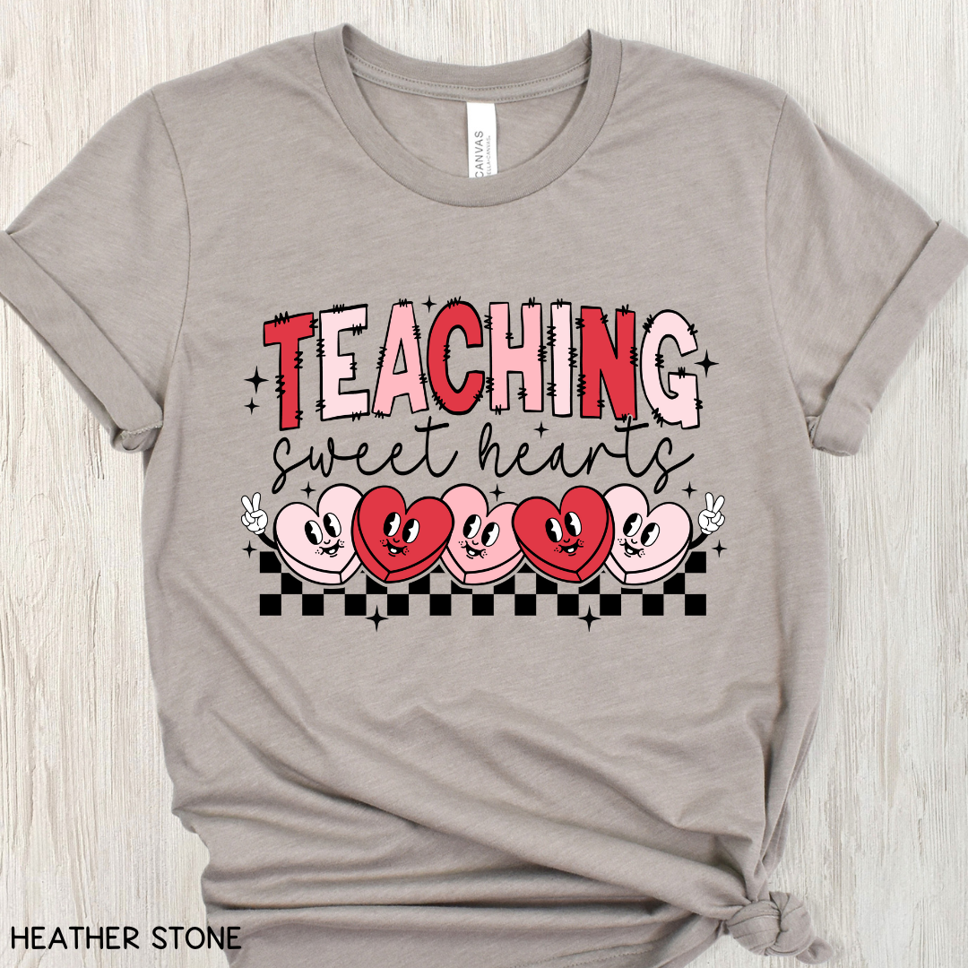 Valentines - Teaching Sweethearts - Unisex Adult Tee