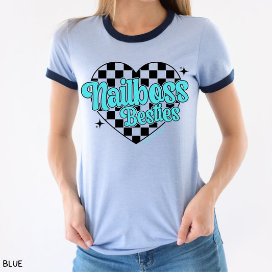 Cabo - NailBoss Besties - Unisex Adult Ringer