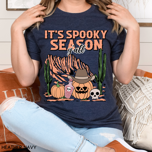 Halloween - Adult Tee - It's Spooky Season Y'all