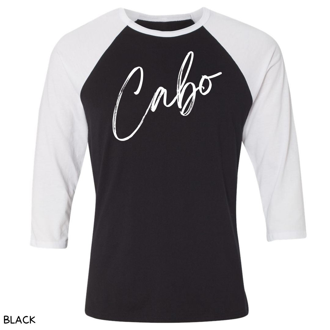 Cabo - Script - Unisex Adult Raglan