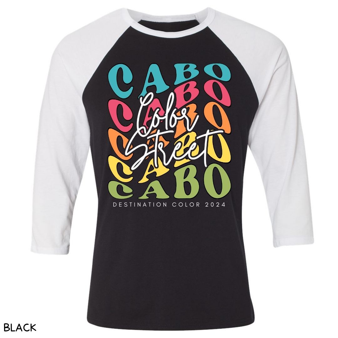 Cabo - Wavy - Unisex Adult Raglan