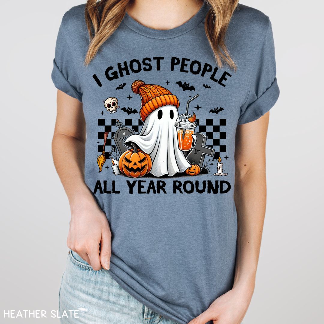 Halloween - I Ghost People - Unisex Adult Tee