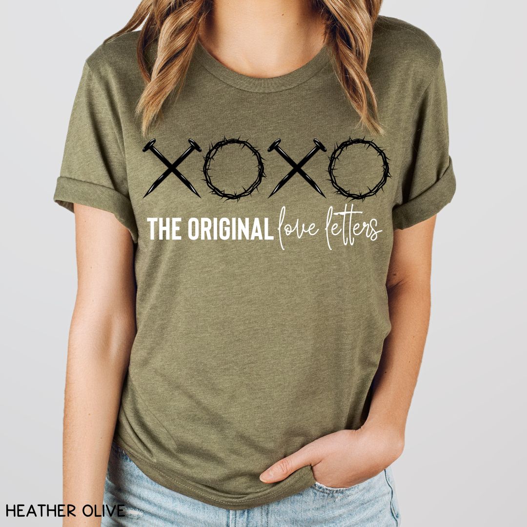 Valentine's - XOXO Love Letters - Unisex Adult Tee