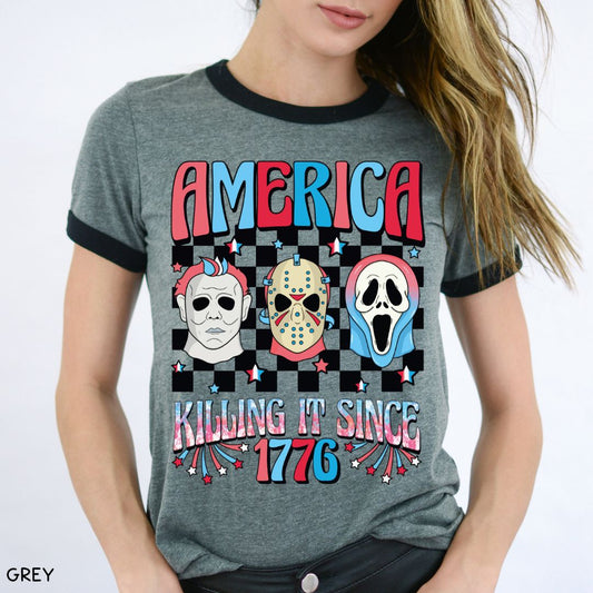 America - American Villains - Unisex Adult Tee