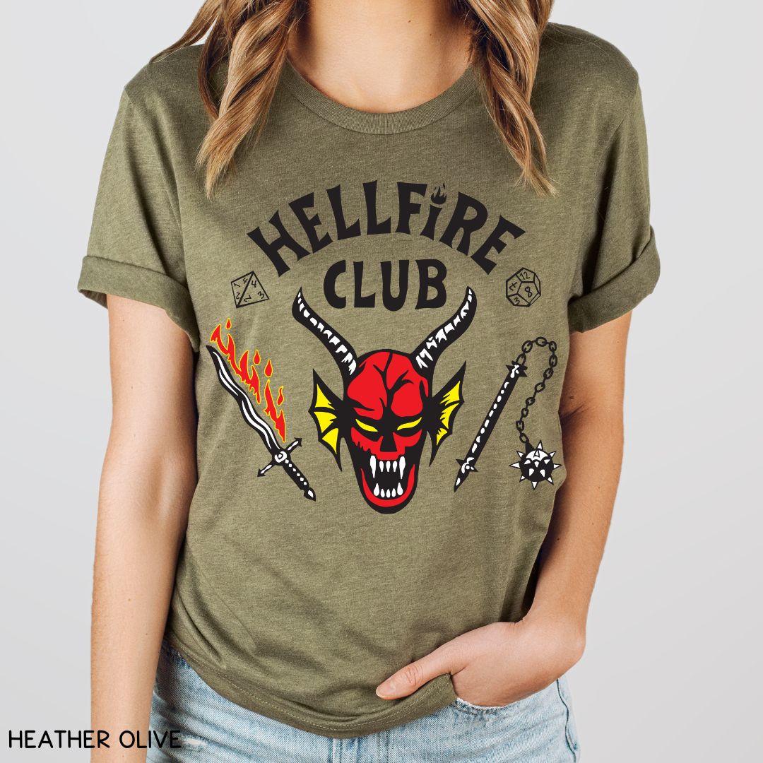 Stranger Things - Hellfire Club - Unisex Adult Tee